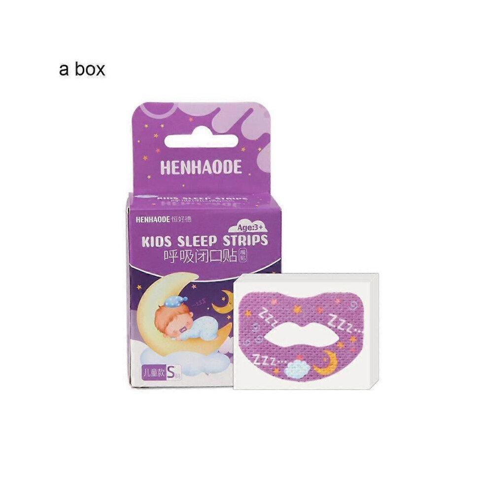 (children) Kids Sealing Stickers Breathing Sleep Strips,Mouth Tape For Sleeping,Anti snoring Patch For Less Mouth 30 Pcs