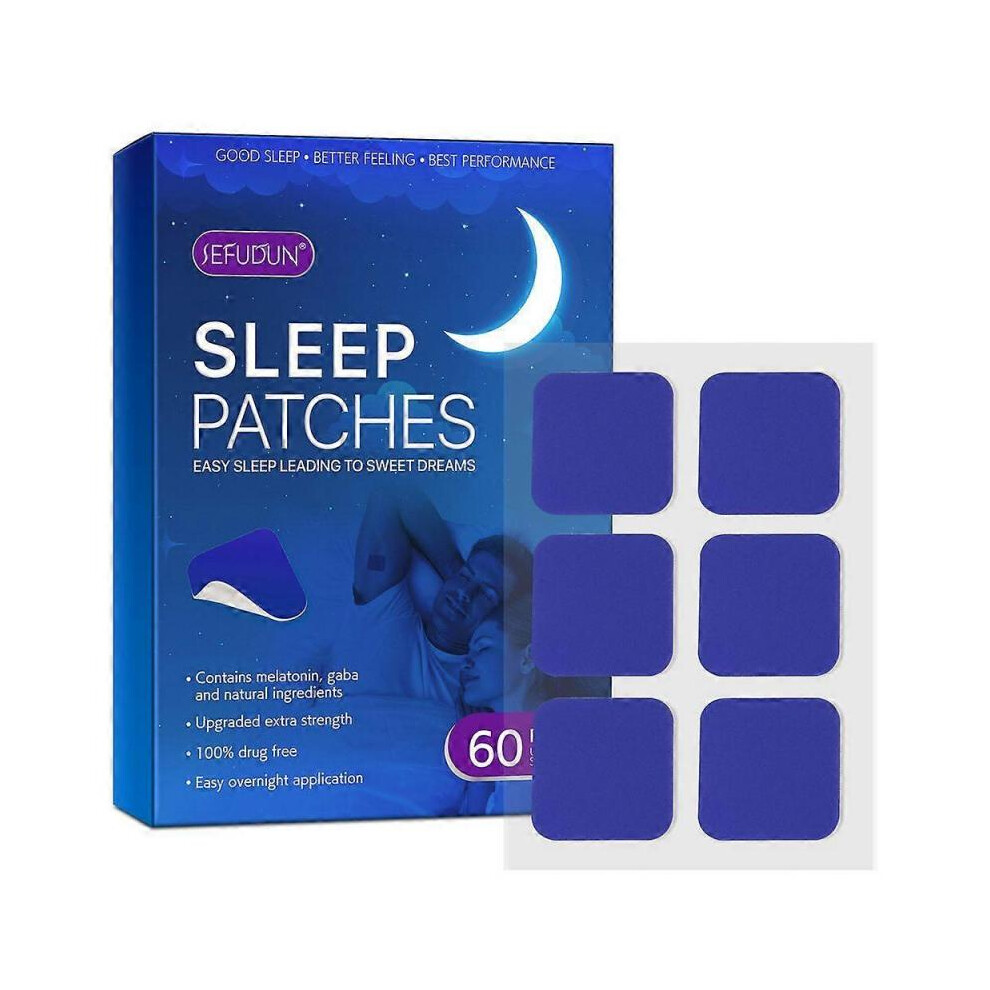 (SEFUDUN sleeping patch) 60 Pcs Sleep Aid Patches for Men and Women All Natural Deep Sleep Patch