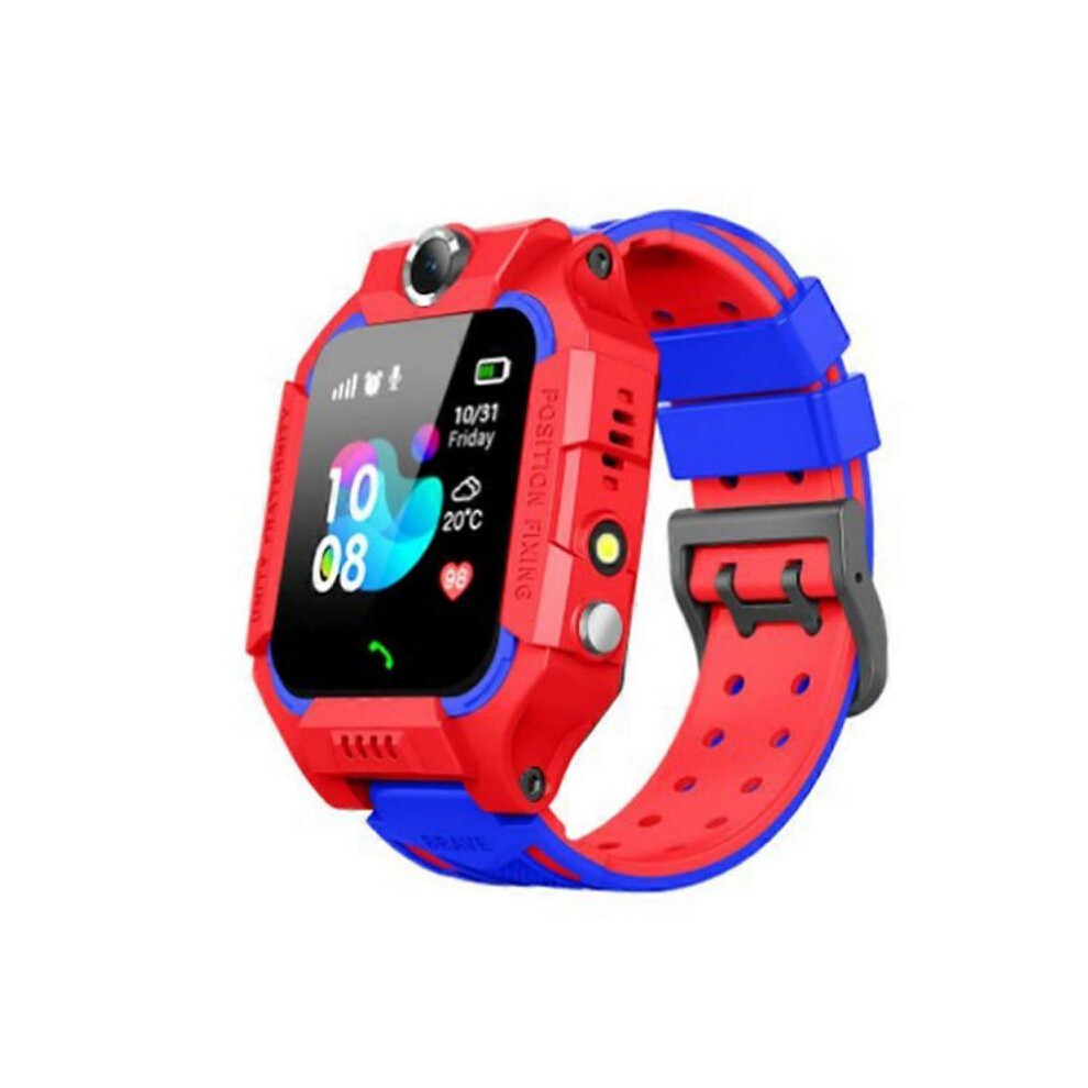 (red normal waterproof) Kids Smart Watches SIM GSM SOS Call Phone Game Camera Tracker Smart Wristwatches