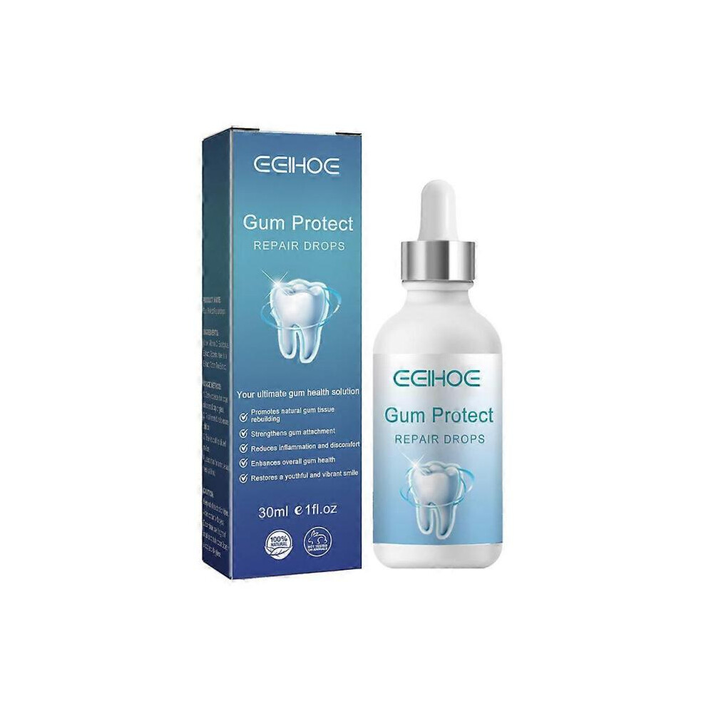 (1pc) 1-3Pcs 30ML Quickly Gum Repair Serum Drops Relief Periodontal Protect Gum Repair Drops Whitening Teeth Toothpaste