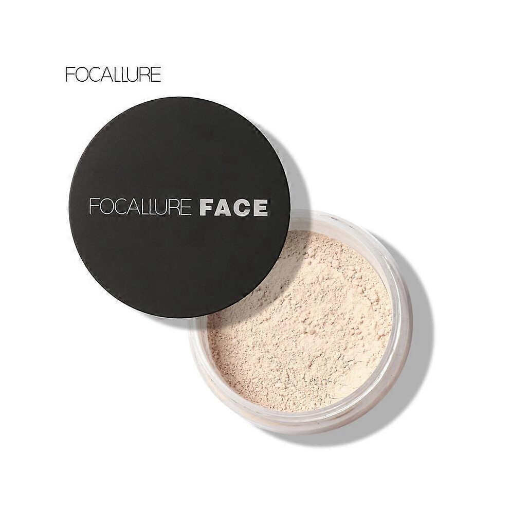 (A16) FOCALLURE Face Loose Powder Mineral 3 Colors Waterproof Matte Setting Finish Makeup Oil-control Professional Womes Cosmetics