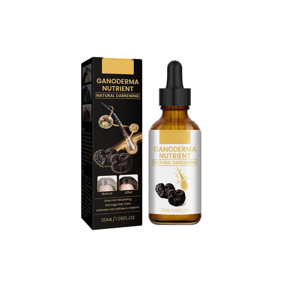 Gray Hair Treatment Serum Fast White To Black Repair Natural Color Nourish