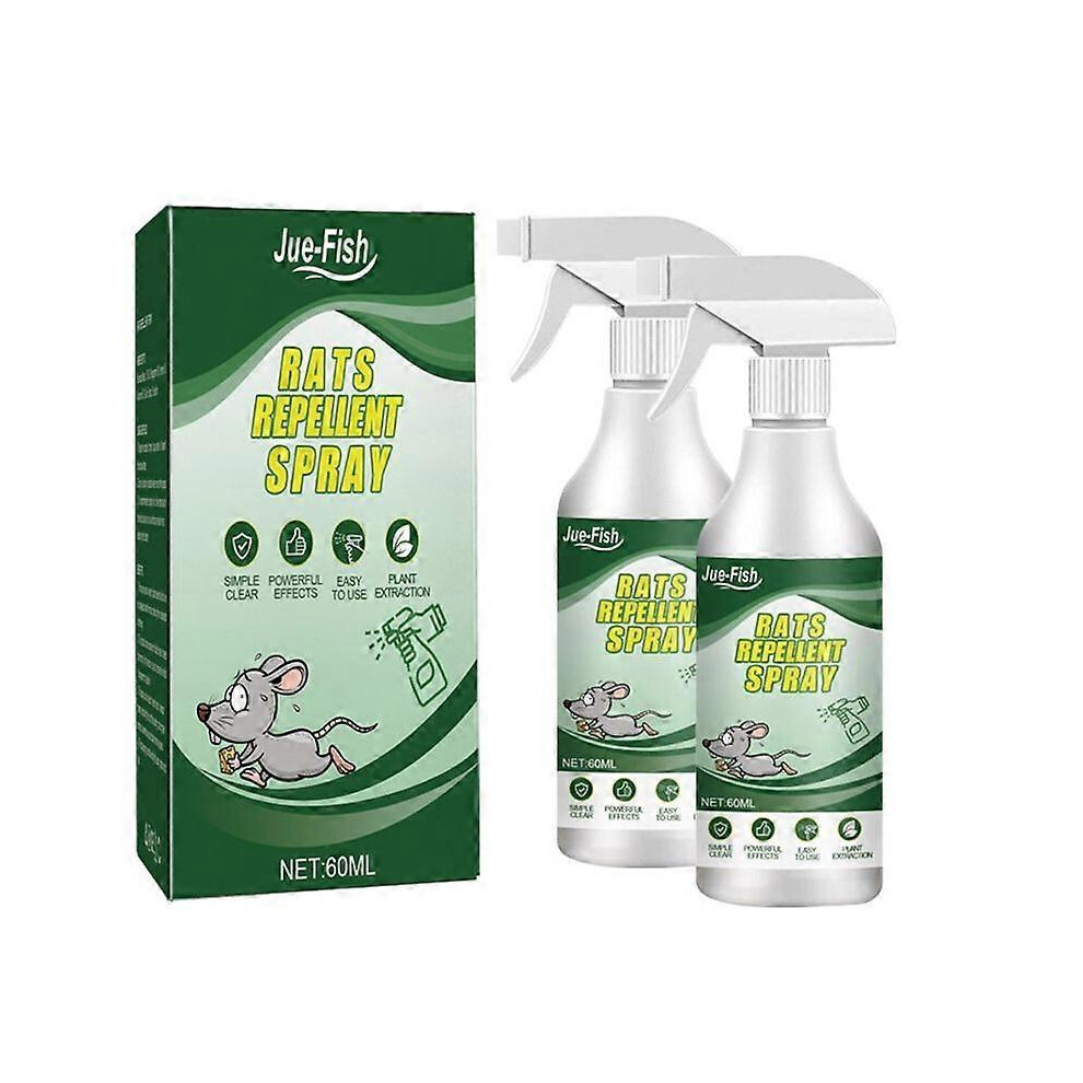 2Pcs Mouse Repellent Spray Repellshield Peppermint Oil Mouse and Rat Repellent