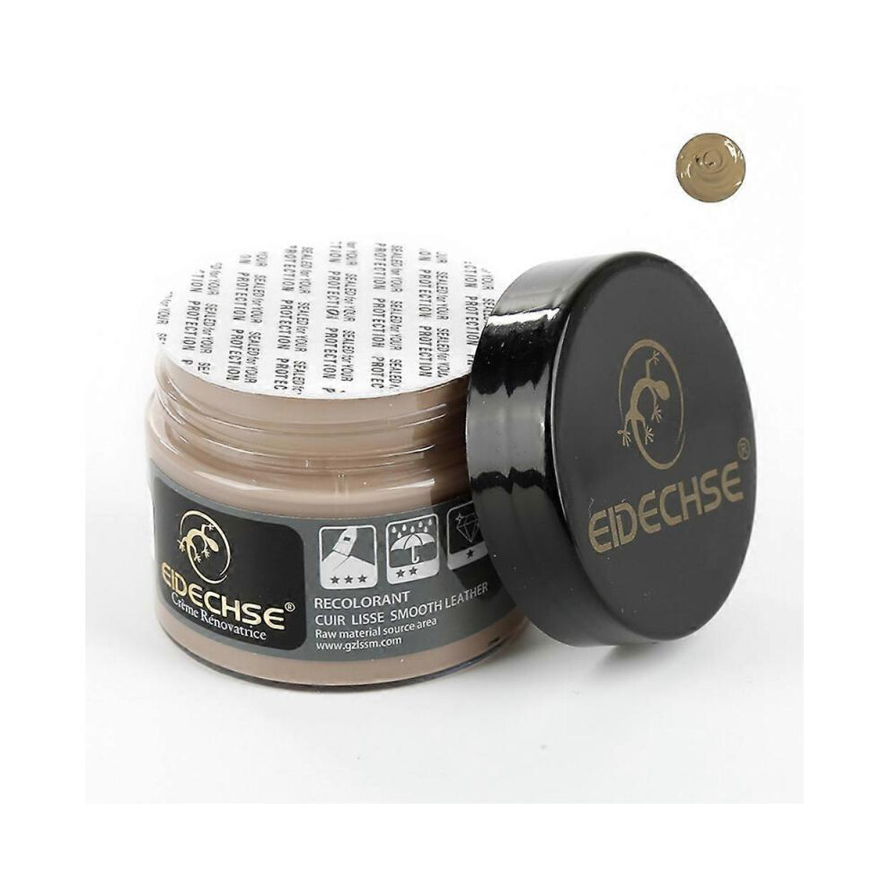 (beige brown) Leather Repair Paste Filler Cream Putty for Car Seat Sofa Scratch Scuffs Hole
