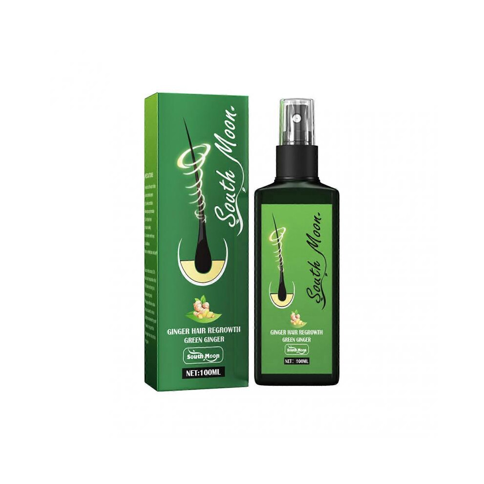 (1pc) 1/2/3Pcs 100ml Green Ginger Hair Growth Spray Serum Natural Anti Hair Loss Products