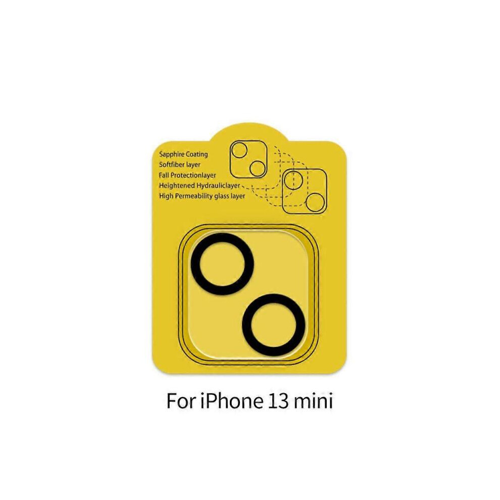(13mini) Camera Lens For iPhone 14 13 12 11 Pro Max Case Protector Tempered Glass Cover