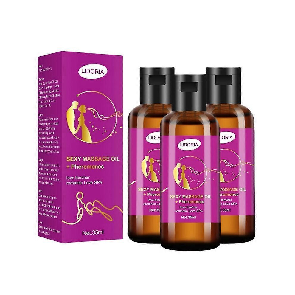 (3pcs) 1-3Pcs Men Women Sensual Massage Oil for Intimate Moments and Enhanced-Stimulation 35ml