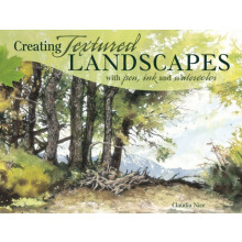 Creating Textured Landscapes with Pen Ink and Watercolor by Claudia Ni