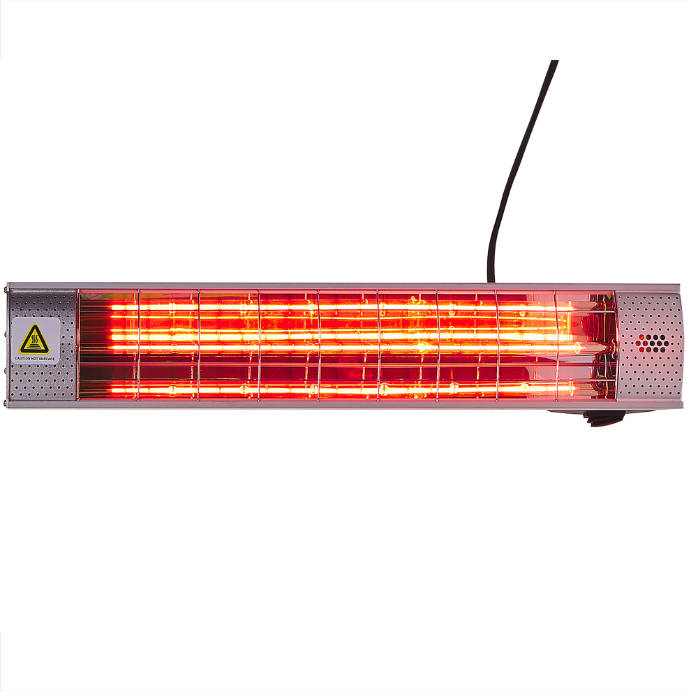 Wall Mounted Infrared Patio Heater BROMO 2000 W Silver