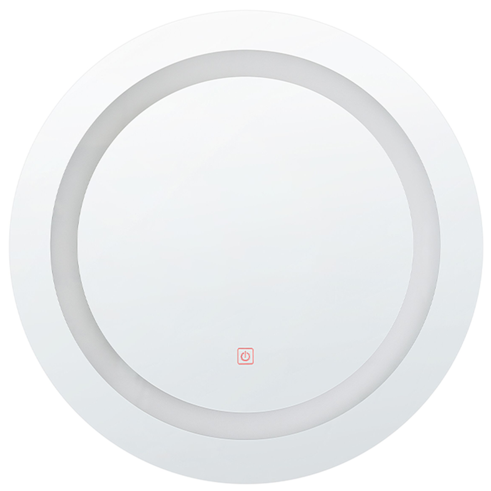 LED Bathroom Mirror SELUNE 58 cm 58 cm Silver