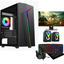 Gaming PC i5 16GB RAM 1TB HDD 256GB SSD Bundle + Monitor + headset SALE