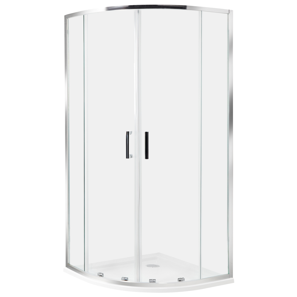 Shower Enclosure JUKATAN 900 x 900 x 1850 mm Silver