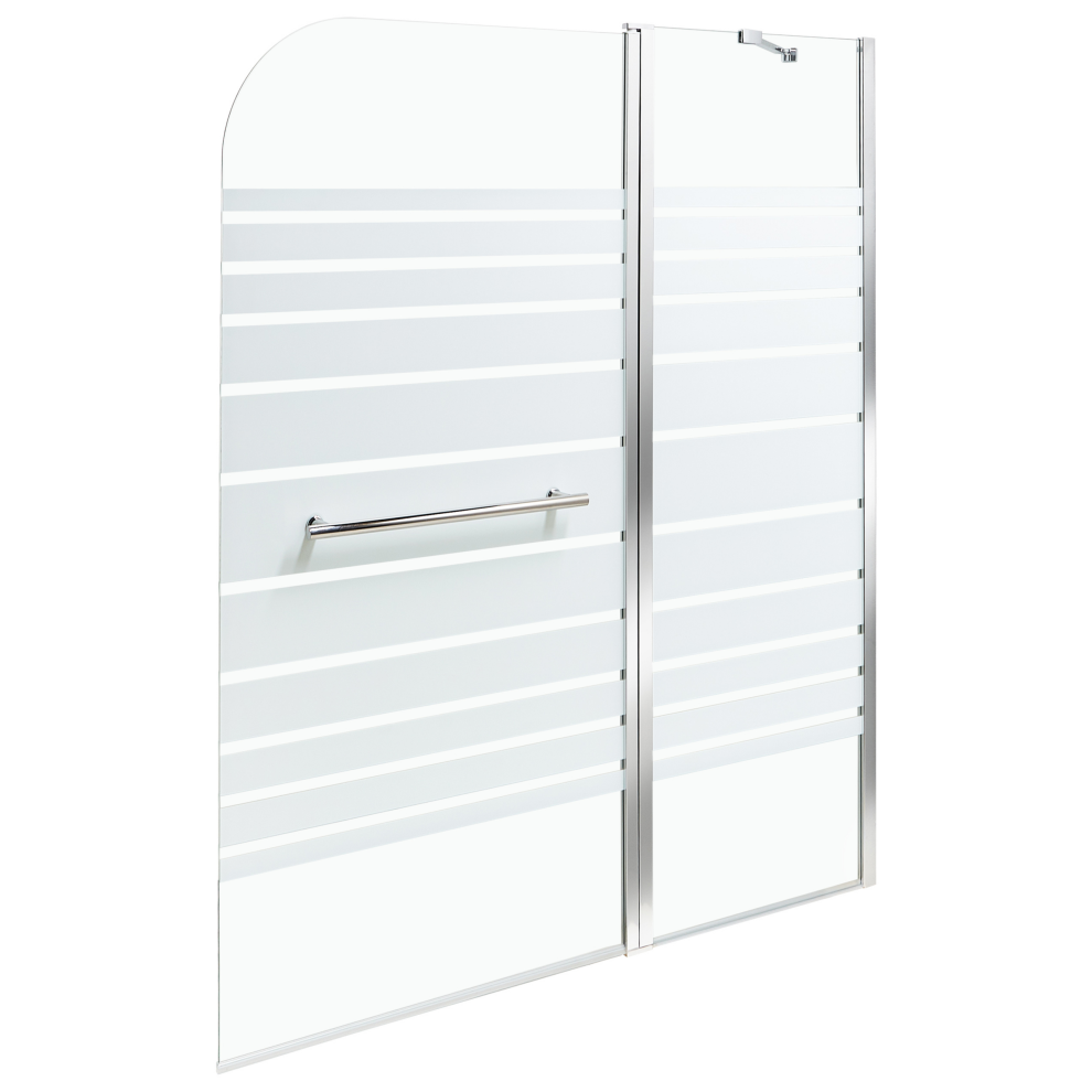 Shower Bath Screen TUAPI 140 x 100 cm Silver