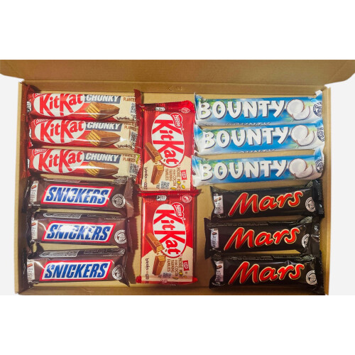 Mix Chocolate Gift Hamper Bounty,Kitkat,Snickers,Mars 2