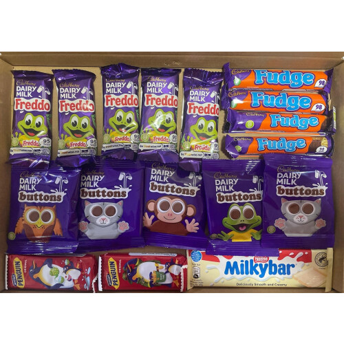 Gift Box with Mixed Flavors Chocolate Hamper