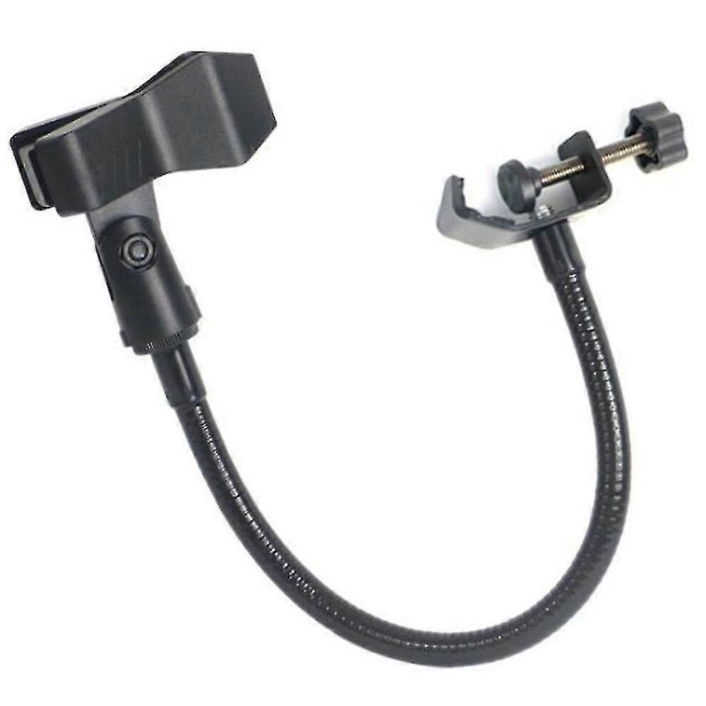 (As Show, One Size) Flexible Gooseneck Microphone Stand With Desk Clamp For Radio Broadcasting Studio, Live Broadcast E 5062994712418