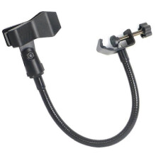 (As show, One size) Flexible Gooseneck Microphone Stand With Desk Clamp For Radio Broadcasting Studio, Live Broadcast E