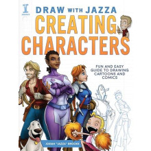 Draw With Jazza Creating Characters by Josiah Brooks Paperback Book
