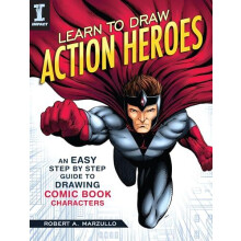 Learn To Draw Action Heroes by Robert A. Marzullo Paperback Book