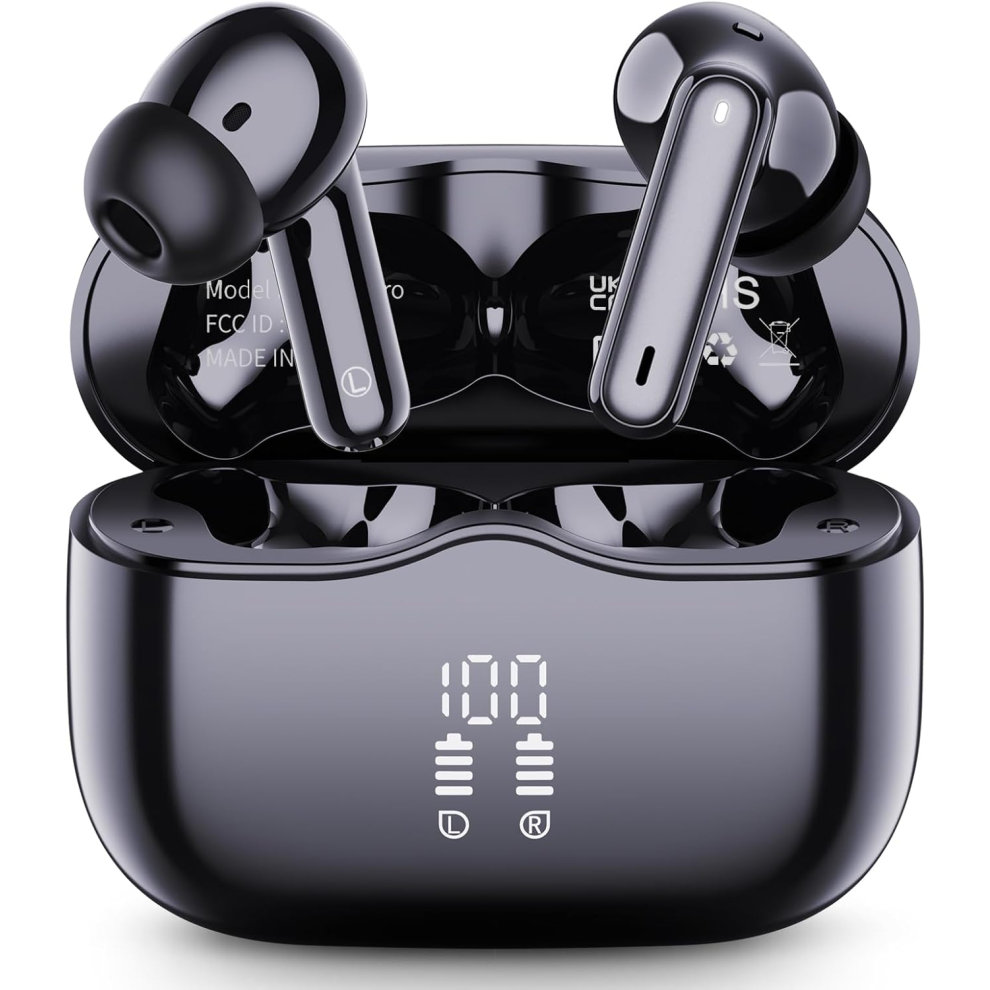 Wireless Earbuds, Bluetooth 5.4 Headphones In Ear 3D Bass Stereo, 40H Wireless Earphones With 4 Enc Noise Cancelling Mic 90109997