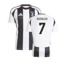 (M) 2024-2025 Juventus Home Shirt (Ronaldo 7)