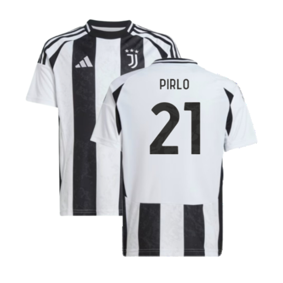 Adidas (Mb) 2024-2025 Juventus Home Shirt (Kids) (Pirlo 21)