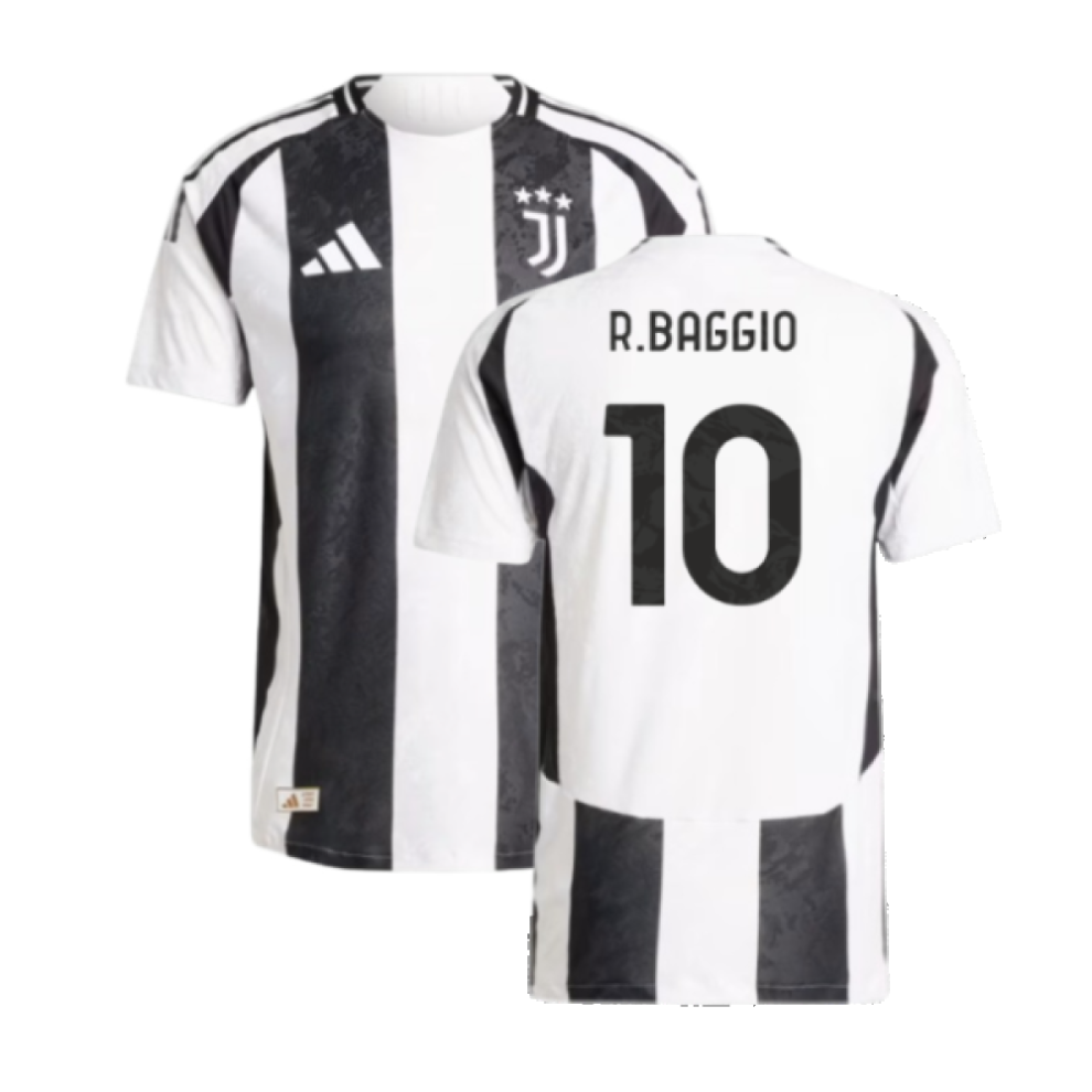 Adidas (S) 2024-2025 Juventus Authentic Home Shirt (R.baggio 10)