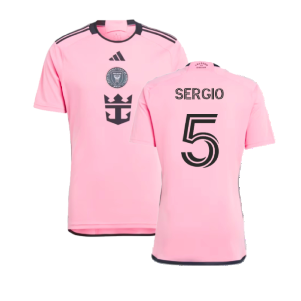 Adidas (Xl) 2024-2025 Inter Miami Home Shirt (Sergio 5)