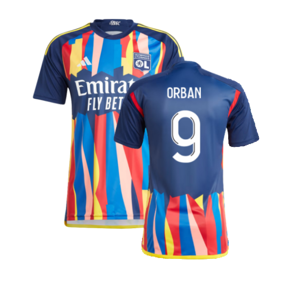 (M) 2023-2024 Olympique Lyon Third Shirt (Orban 9)
