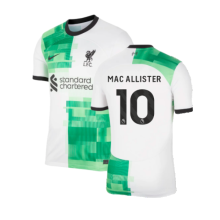 (XL) 2023-2024 Liverpool Away Shirt (Mac Allister 10)
