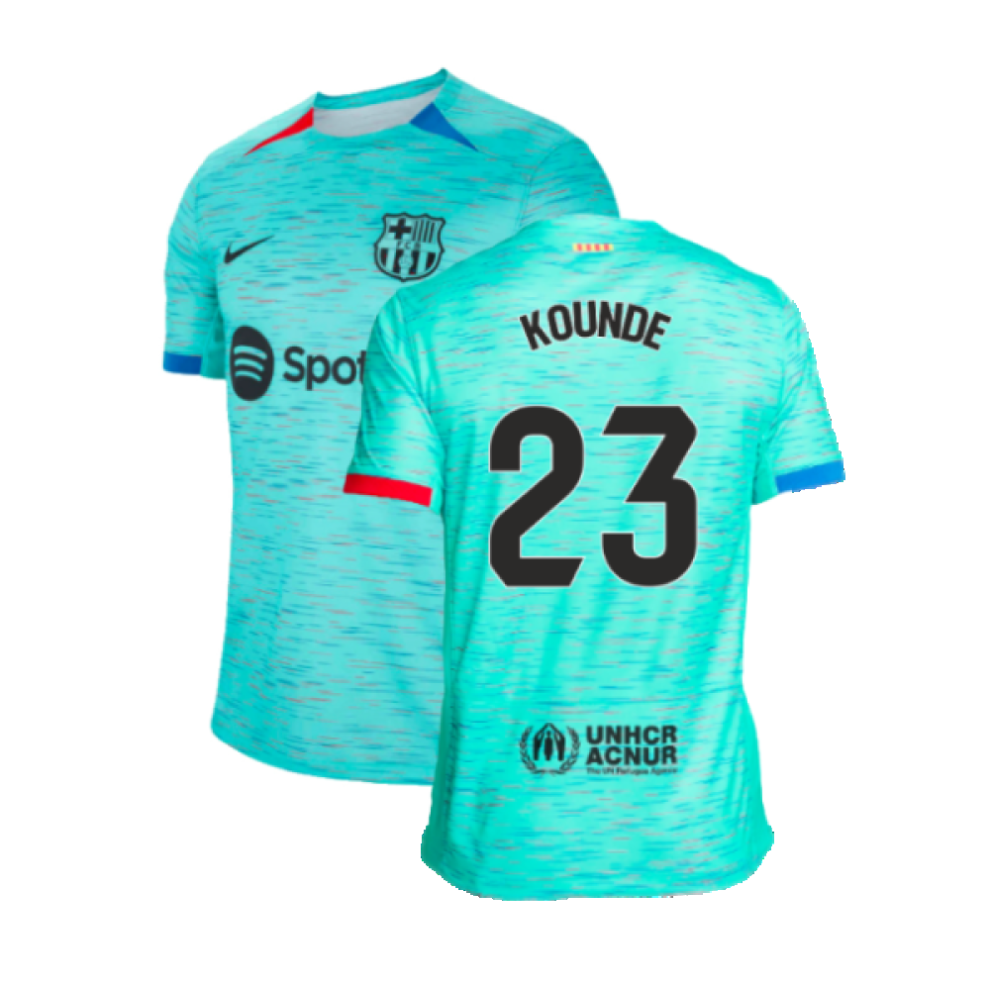 Nike (Xxl) 2023-2024 Barcelona Third Shirt (Kounde 23)
