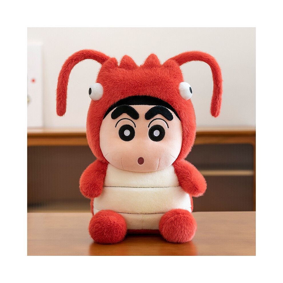 (Red, 22cm) Shin Chan Crayon Plush Toy Insect Costume Lobster Attire Stuffed Doll Gift Kid-image-OPC-PGZGCCV-NEW