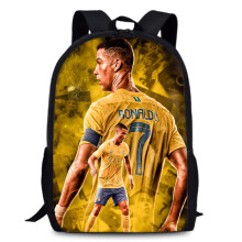 (Style 14) Cristiano 15in Ronaldo Oxford Backpack Large Capacity School Travel Bag Sports