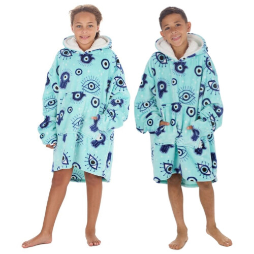 Kids Third Eye Print Oversize Hoody