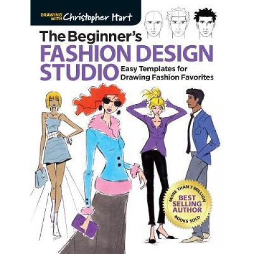 The Beginners Fashion Design Studio by Christopher Hart Paperback Book