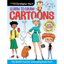 Learn to Draw Cartoons by Christopher Hart Paperback Book