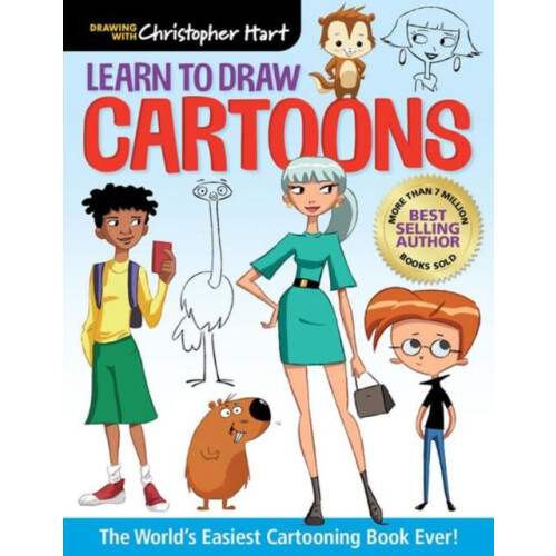 Learn to Draw Cartoons by Christopher Hart Paperback Book