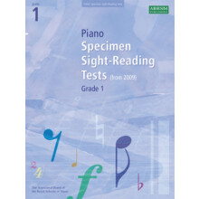 Piano Specimen SightReading Tests Grade 1 Other Book