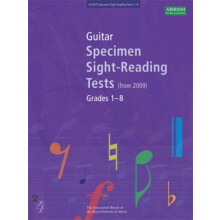 Guitar Specimen SightReading Tests Grades 18 by ABRSM Other Book