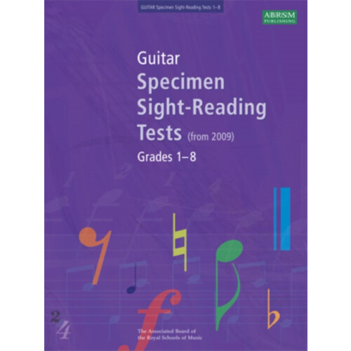 Guitar Specimen SightReading Tests Grades 18 by ABRSM Other Book