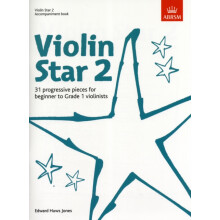 Violin Star 2 Accompaniment book by By composer Edward Huws Jones Othe