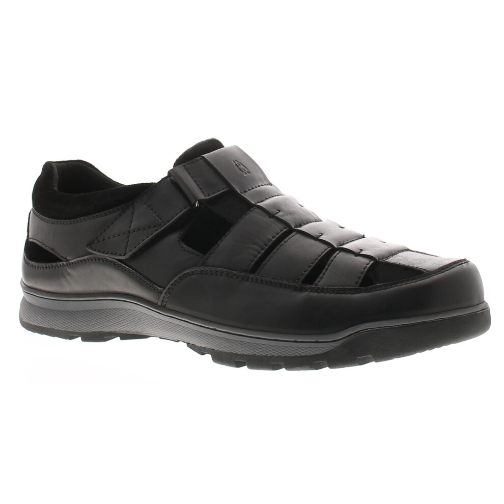 (Black, 7 (Adults')) Hush Puppies Rucker Men's Sandals UK Size