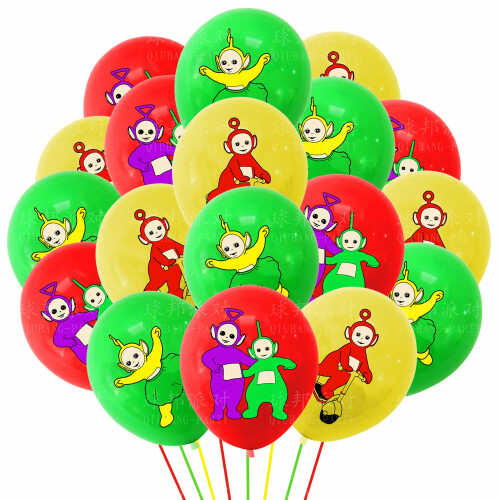 Teletu-bbies Birthday Party Decoration Baby Banner Cake Topper ...