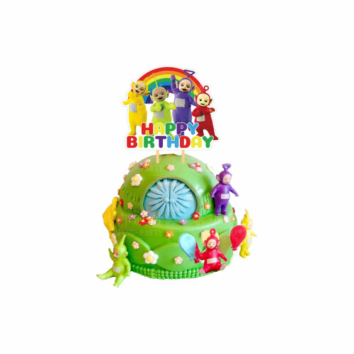 (insert, Other) Teletu-bbies Birthday Party Decoration Baby Banner Cake ...