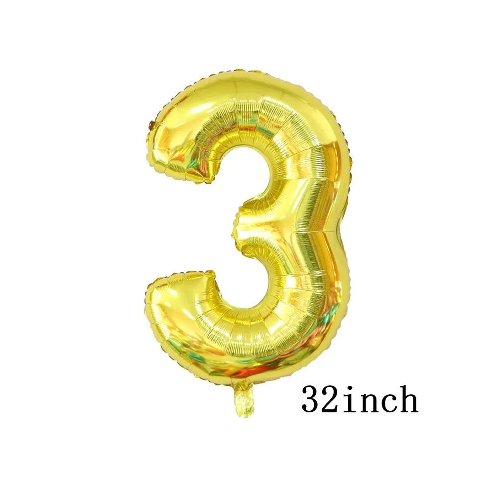 (1pc 32inch Number-12, Other) Disney Tomed And Jerryed Balloons Happy Birthday Banner Party Decoration Cat Mouse Cake Topper Kids Tableware Background-image-OPC-PGZHXC5-NEW