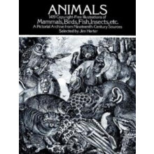 Animals by Jim Harter Paperback Book