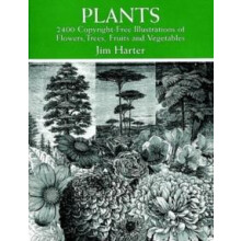 Plants by Jim Harter Paperback Book