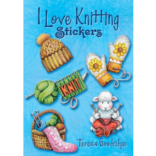 I Love Knitting Stickers by Teresa Goodridge Paperback Book