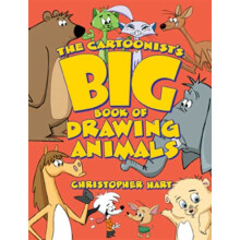Cartoonists Big Book of Drawing Animals The by C Hart Paperback Book
