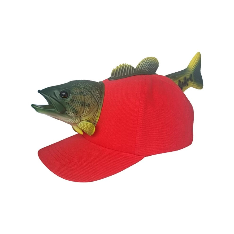 (red adult) Novelty 3D Fish Baseball Hat Birthday Party Creative Fish Hat Holiday Headwear Creative Fish Hat Holiday Headwear-image-OPC-PGZJWHW-NEW
